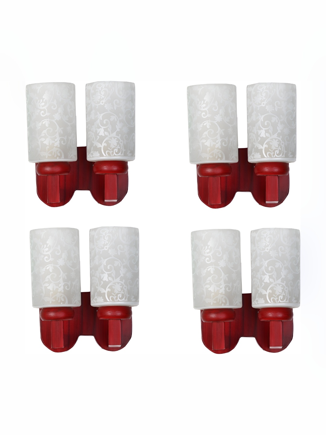 

Afast White 4 Pcs Glass Wall Lamps
