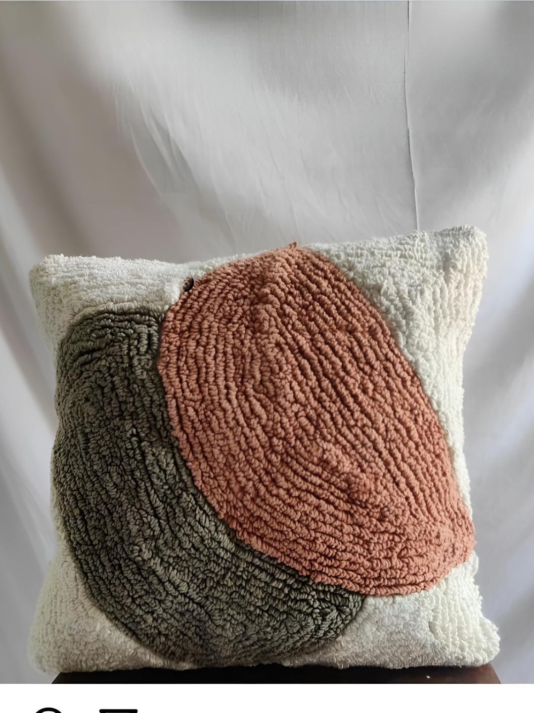 

CASA-NEST White & Brown Square Cushion Covers