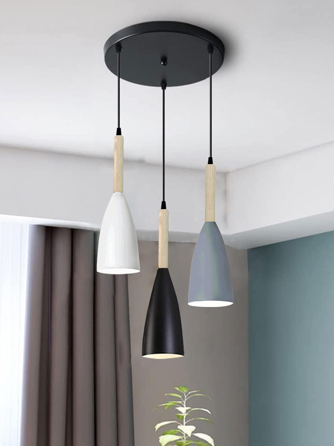 

Homesake Black & Grey Contemporary Ceiling Lamp