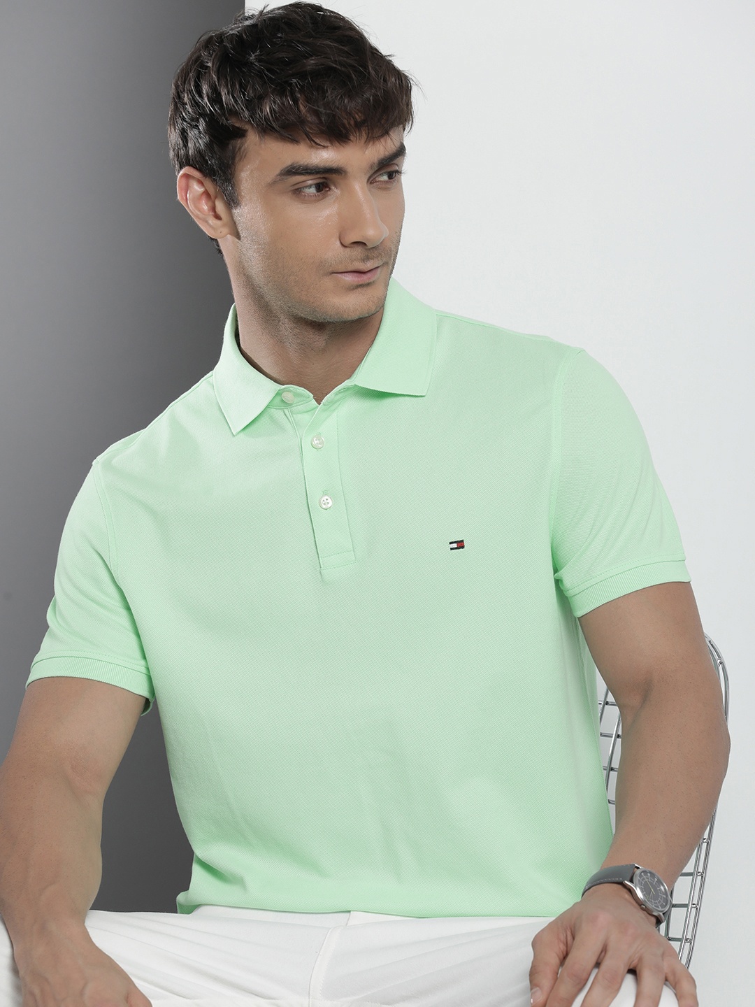 

Tommy Hilfiger Polo Collar Slim Fit T-shirt, Green
