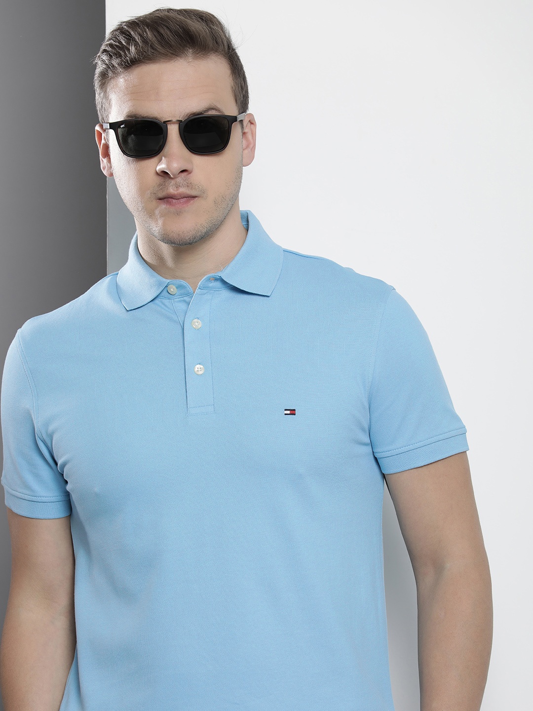 

Tommy Hilfiger Polo Collar Slim Fit T-shirt, Blue