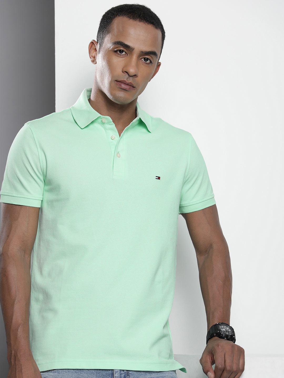 

Tommy Hilfiger Polo Collar Slim Fit T-shirt, Green