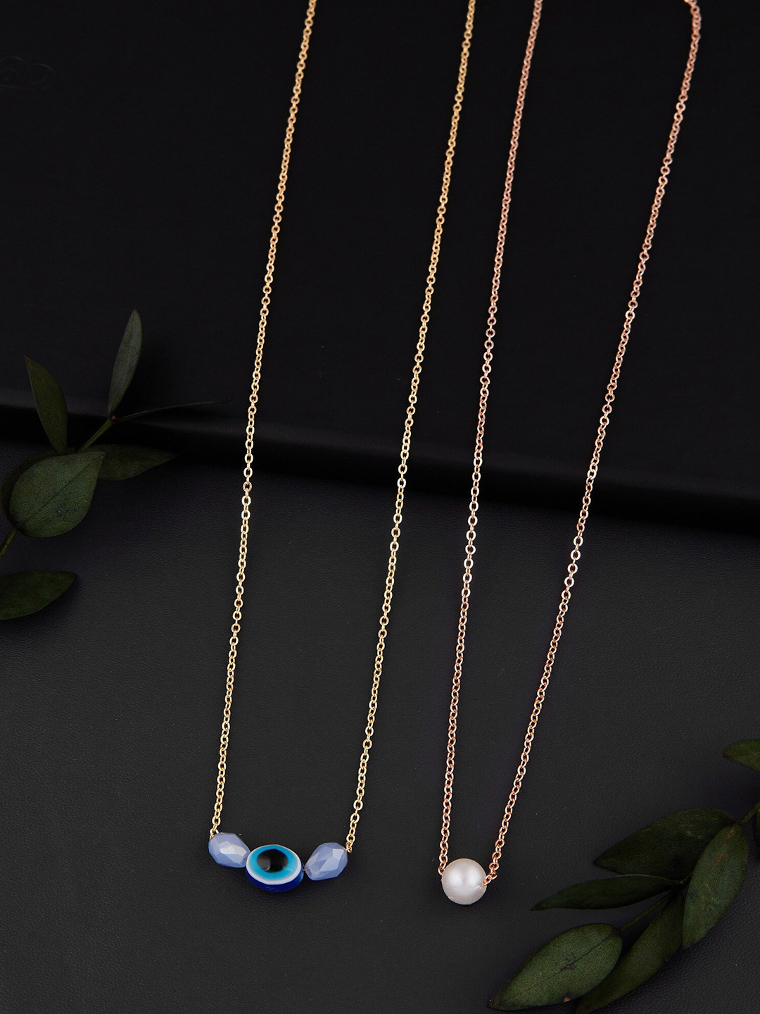 

DressBerry Set Of 2 Gold-Plated Antique Chains
