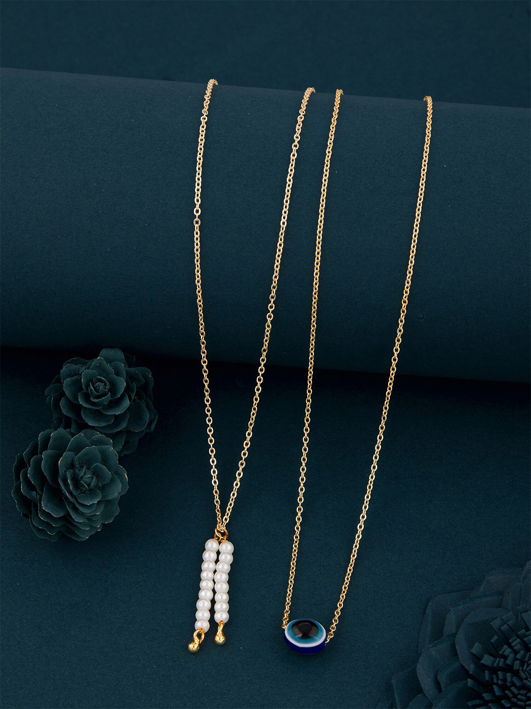 

DressBerry Set Of 2 Gold-Plated Antique Chains