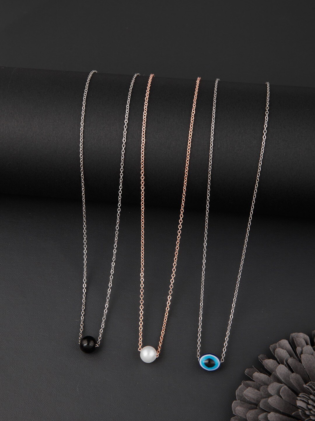 

DressBerry Set Of 3 Gold-Plated Chain