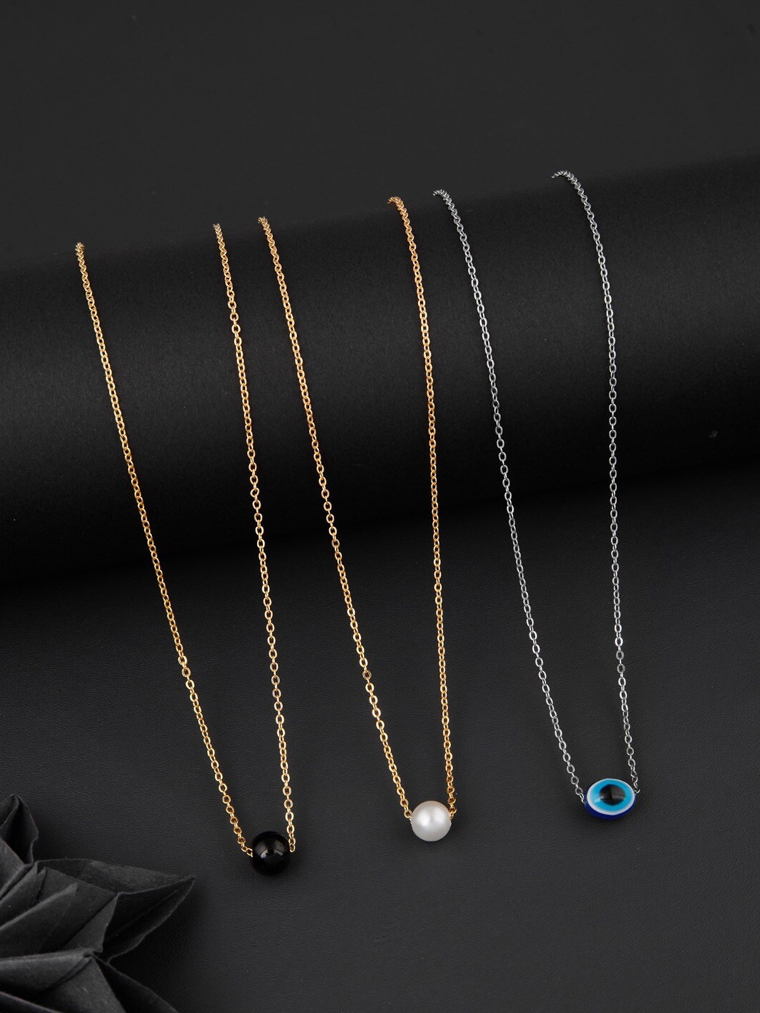 

DressBerry Set Of 3 Gold-Plated Chain