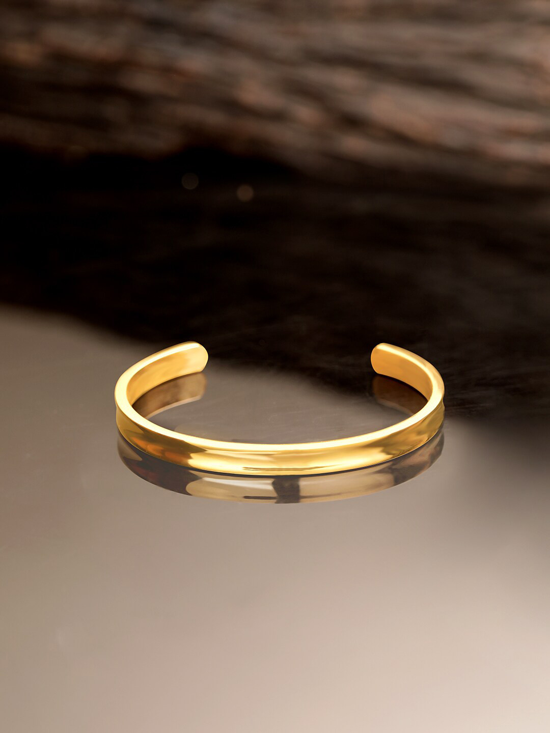 

Roadster Gold-Plated Textured Cuff Bracelet