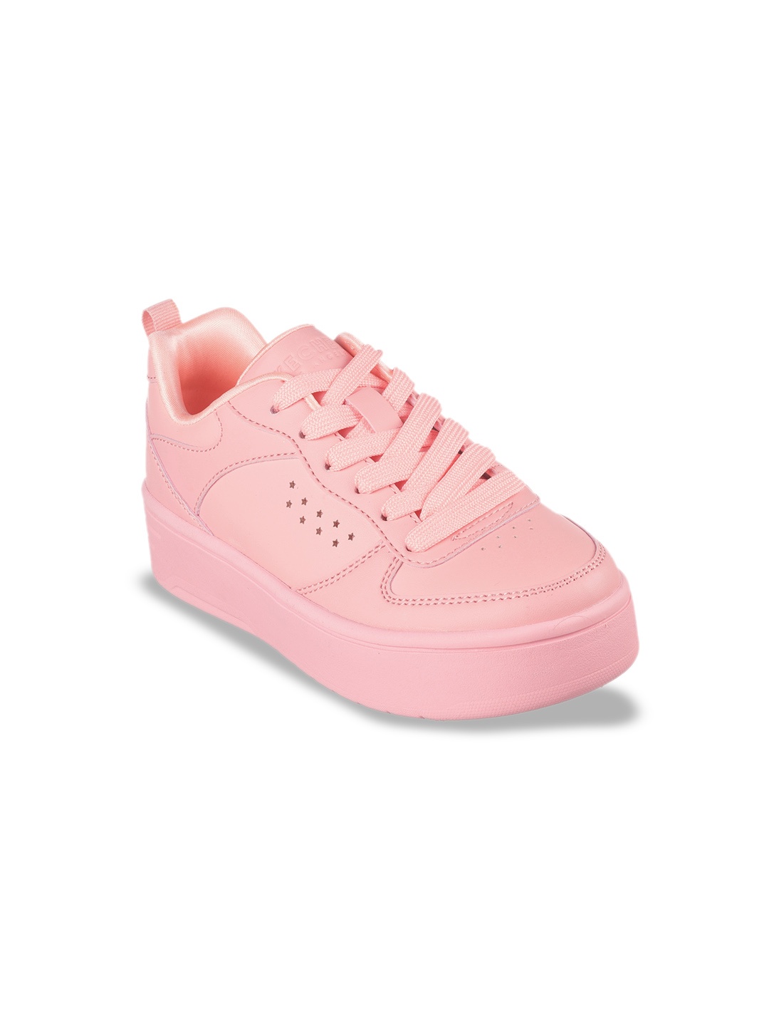 

Skechers Girls COURT HIGH - COLOR ZONE Sneakers, Coral