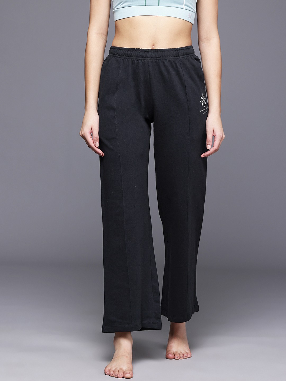 

HRX by Hrithik Roshan Women Yoga Track Pants, Black