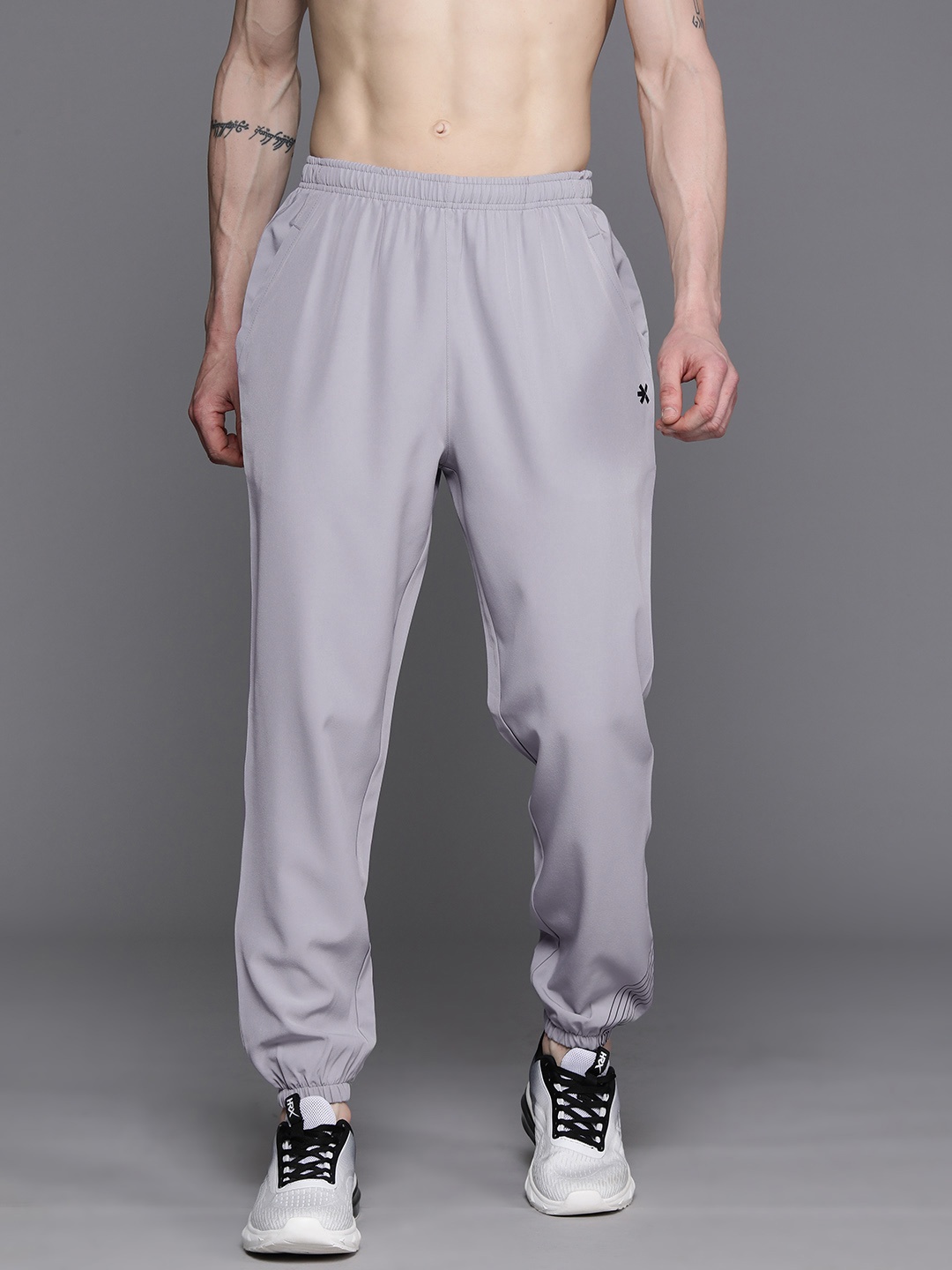 

HRX by Hrithik Roshan Men Rapid-Dry Running Joggers, Grey