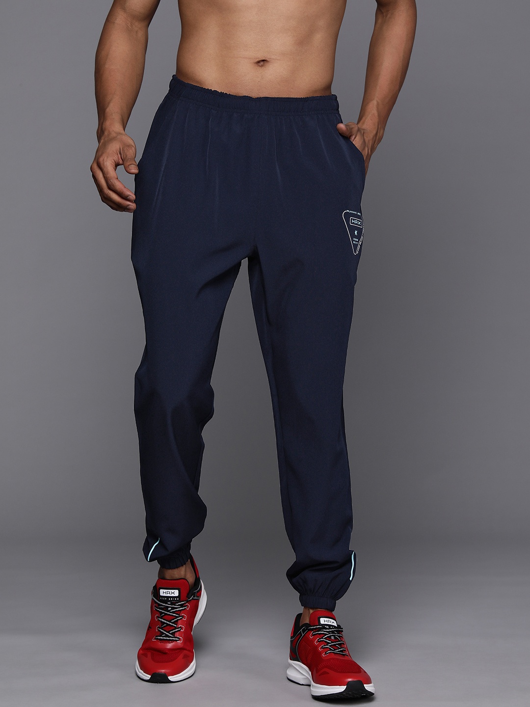 

HRX by Hrithik Roshan Men Running Rapid-Dry Joggers, Navy blue