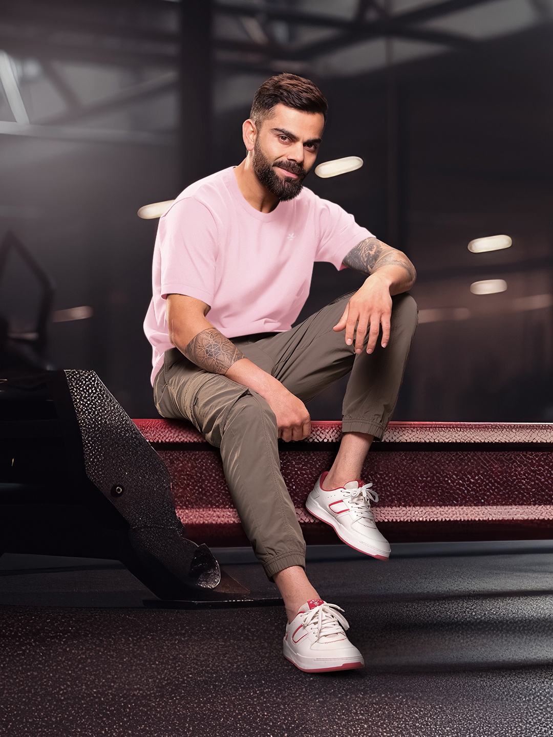 

WROGN Men Typography Printed T-shirt, Pink