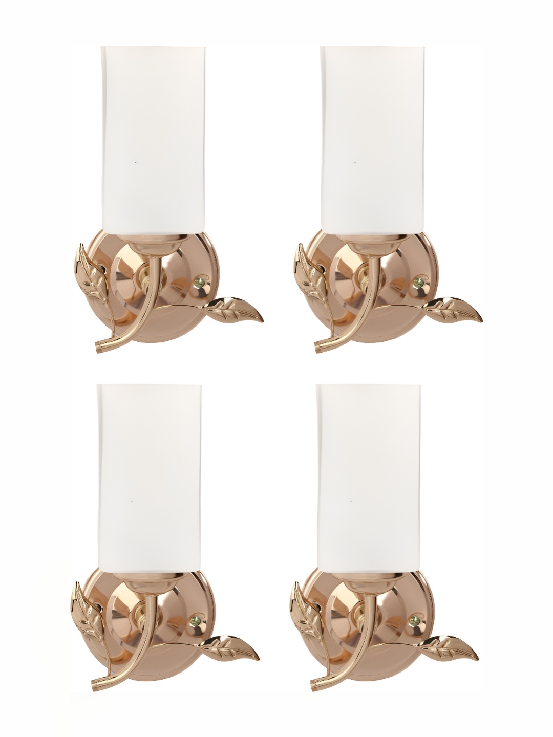 

Afast White 4 Pcs Glass Wall Lamps