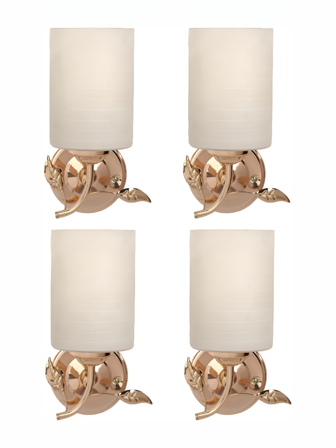 

Afast White 4 Pieces Cylindrical Shaped Glass Wall Lamps