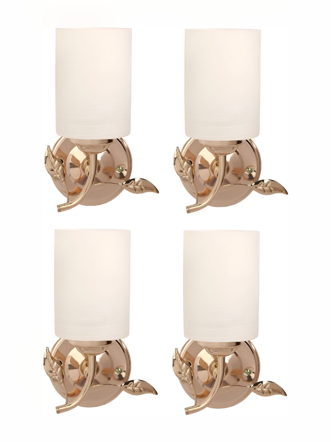 

Afast White 4 Pieces Glass Wall Lamps