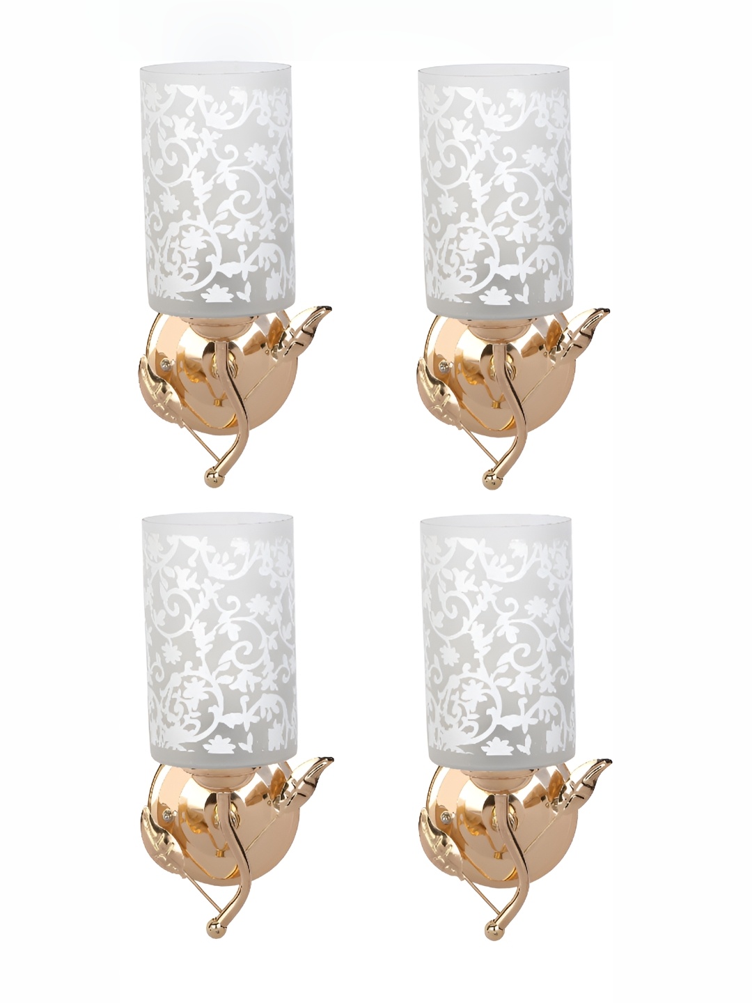 

Afast White 4 Pieces Glass Wall Lamp