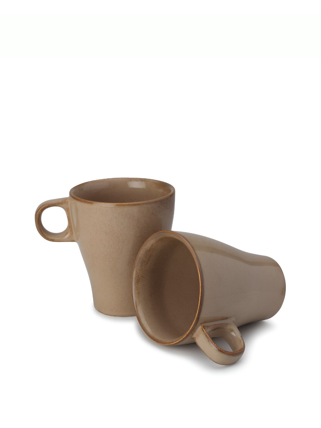

BODHI HOUSE Brown 2 Pieces Solid Glossy Coffee 300 ML