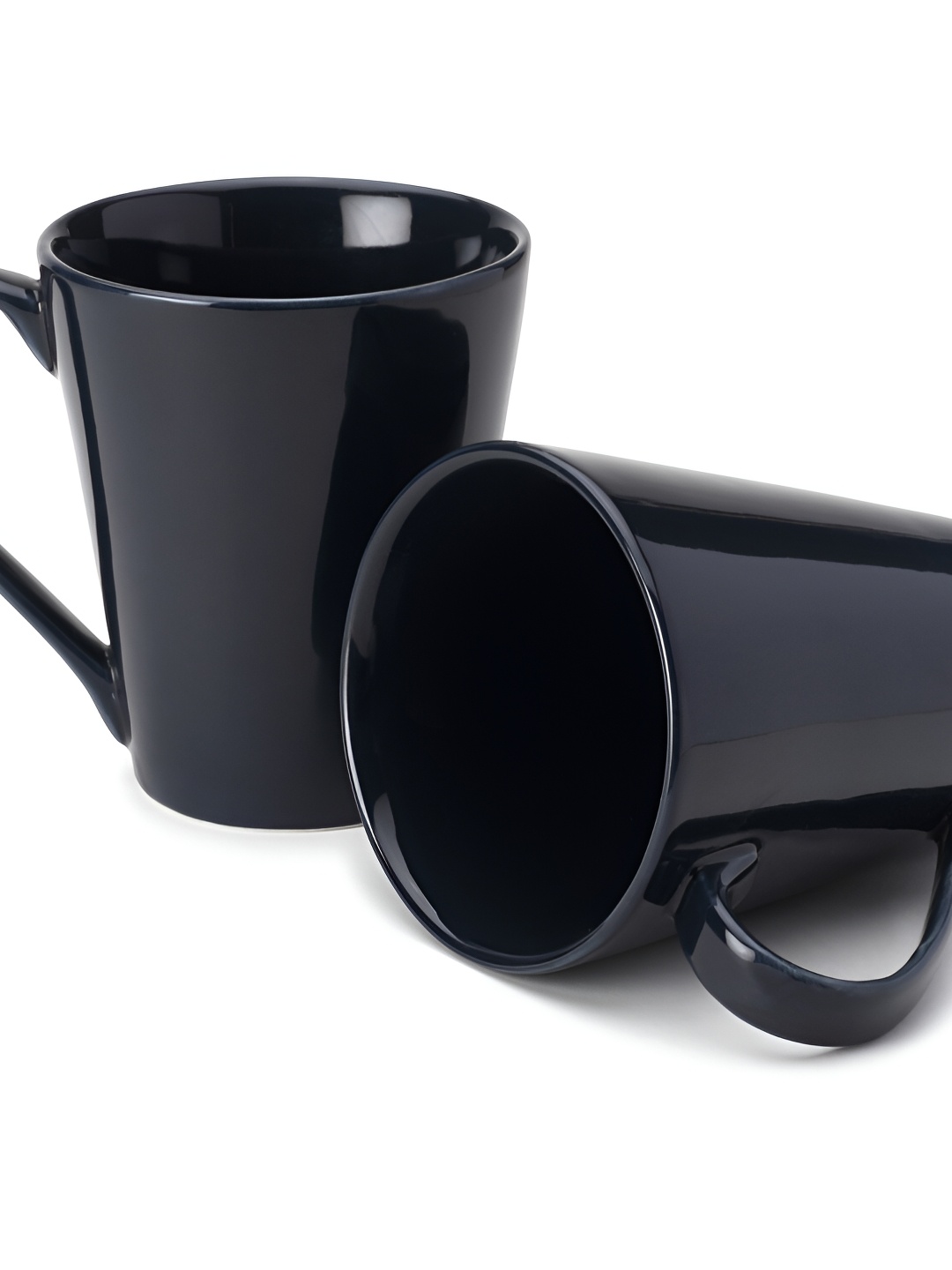 

BODHI HOUSE Blue 2 Pieces Solid Glossy Coffee Mugs 300 ML