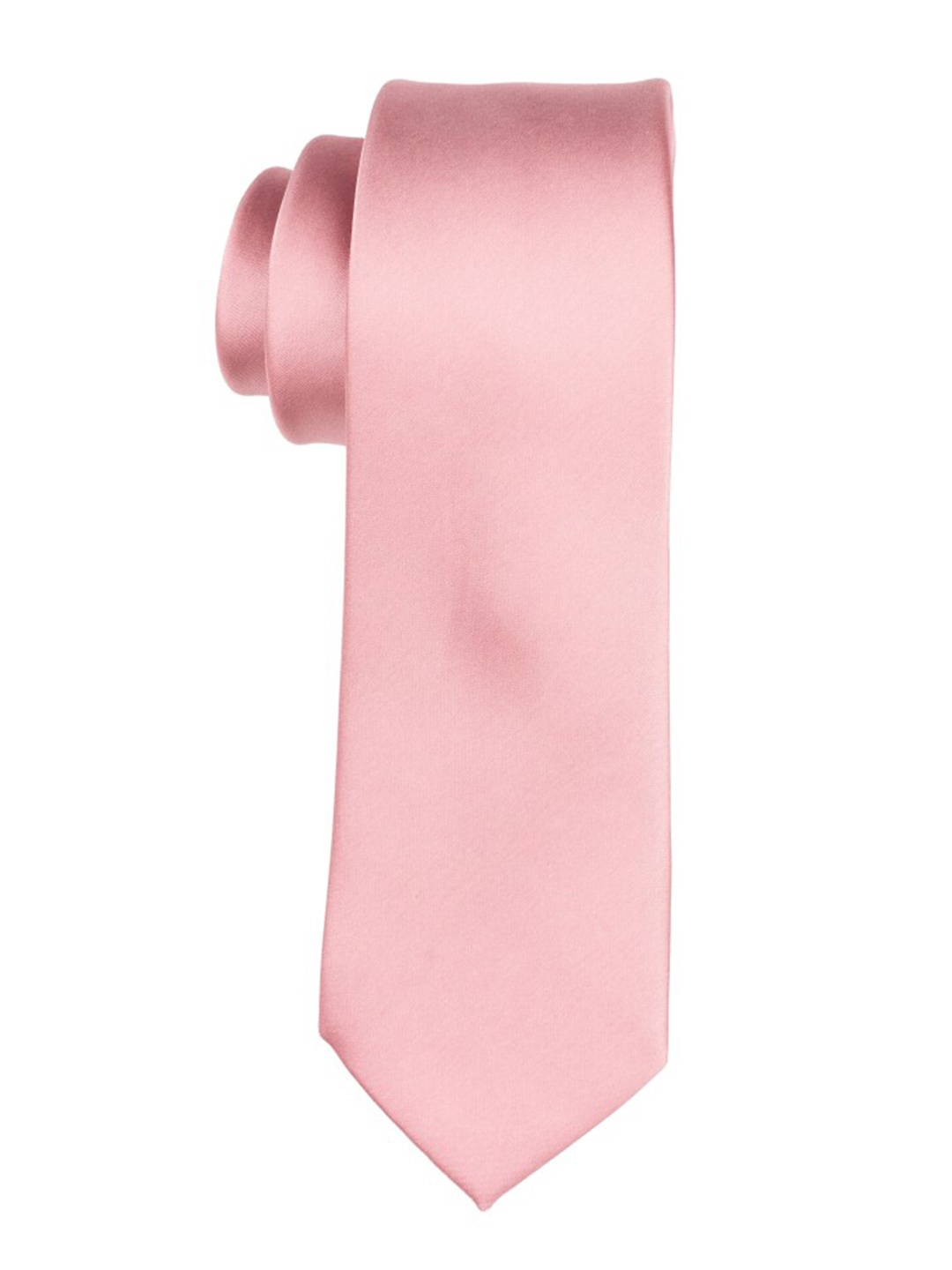 

The Tie Hub Men Microfiber Skinny Tie, Pink