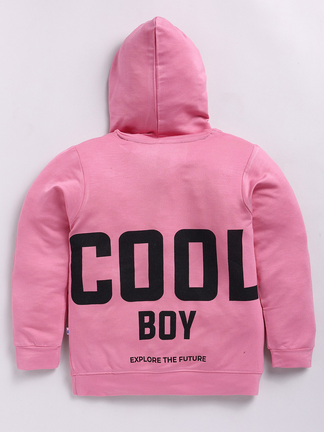 

Toonyport Kids Typography Printed Hooded Pullover Sweatshirt, Pink
