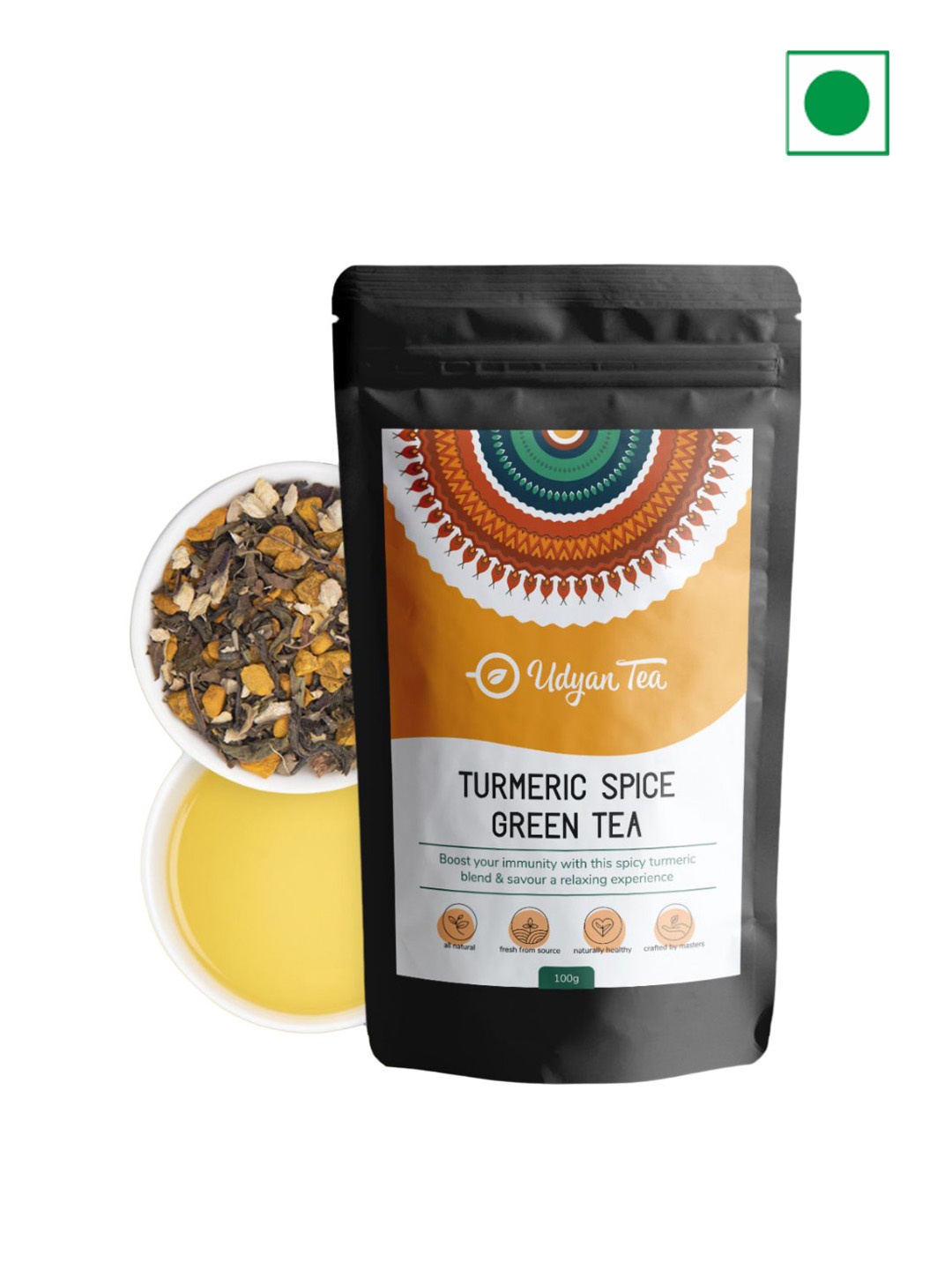 

Udyan Tea Turmeric Spice Green Tea-100 Gm