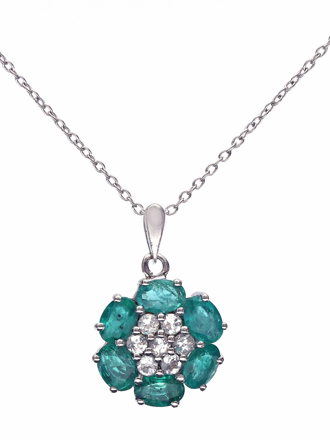 

HIFLYER JEWELS 92.5 Sterling Silver Topaz Pendant