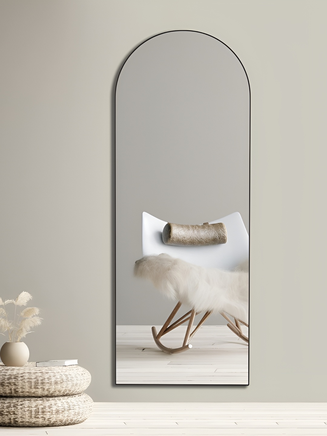 

Sam Home collection Black Metal Wall Mirrors