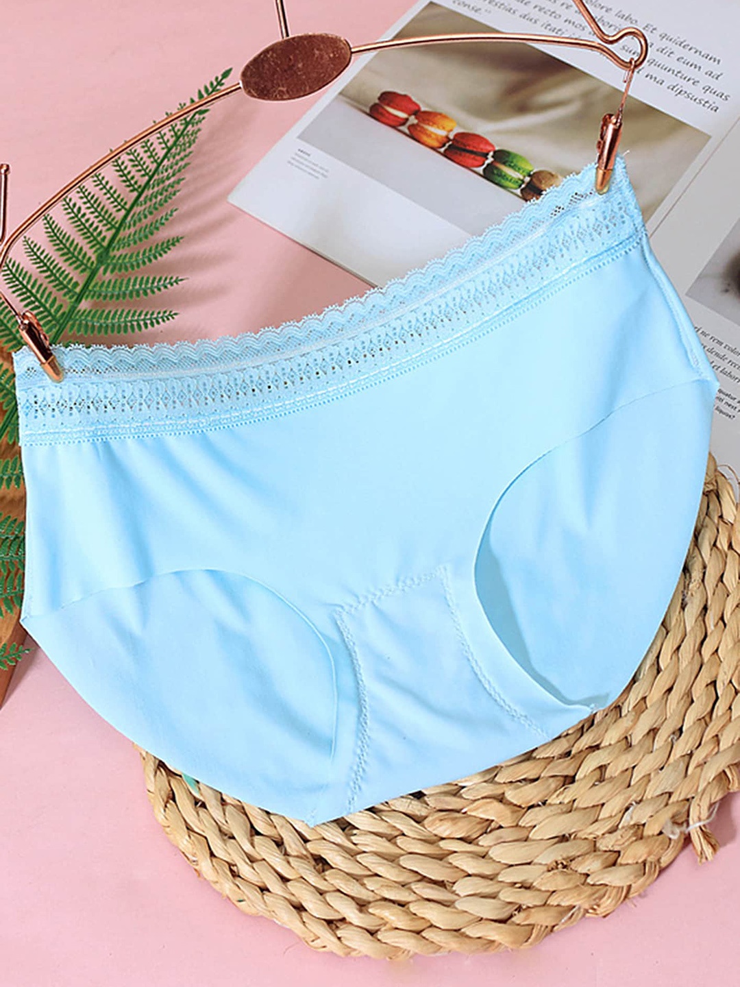 

LULU & SKY Low-Rise Basic Briefs, Blue