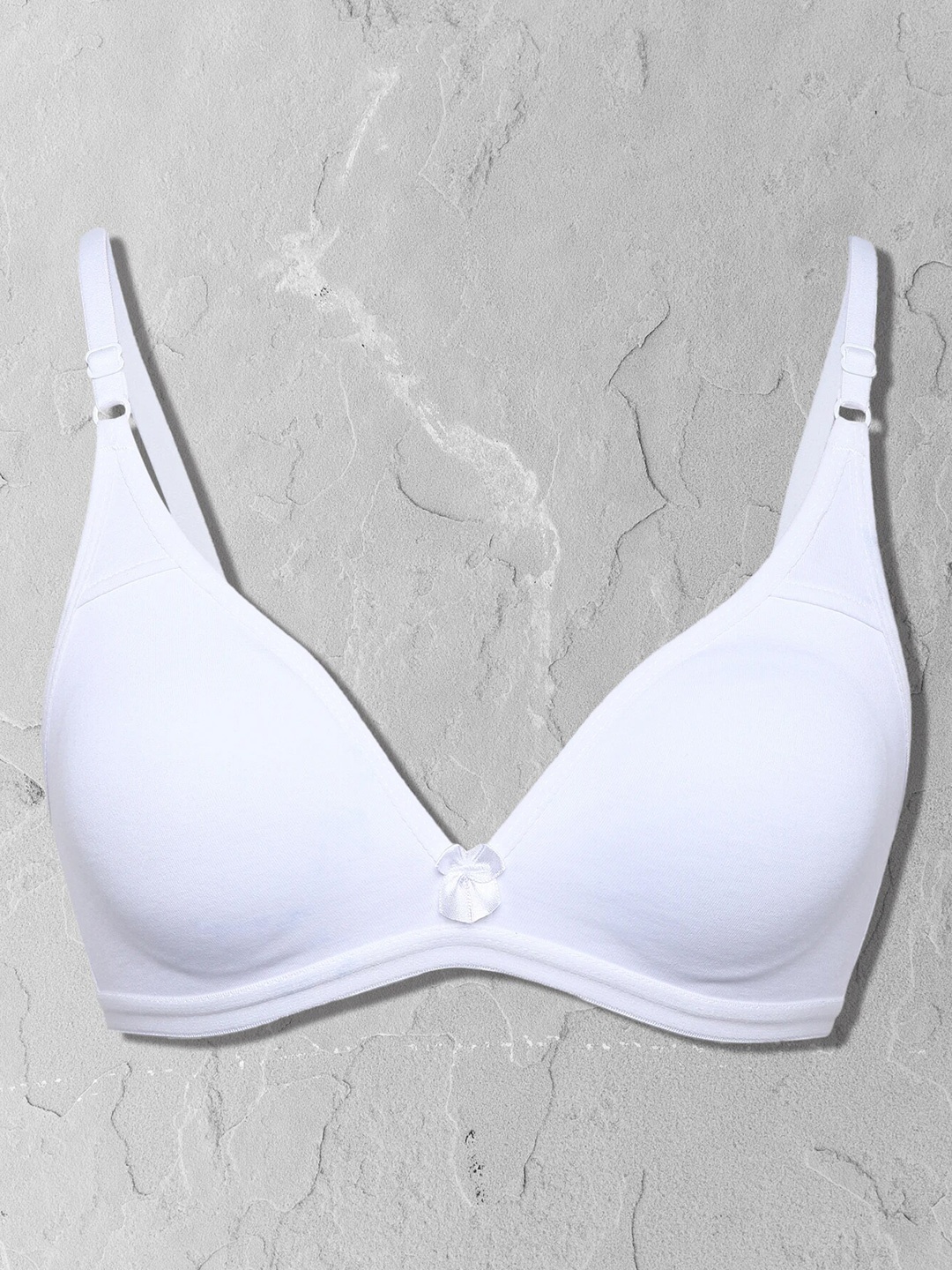 

LULU & SKY Medium Coverage Non Padded Everyday Bra With All Day Comfort, White