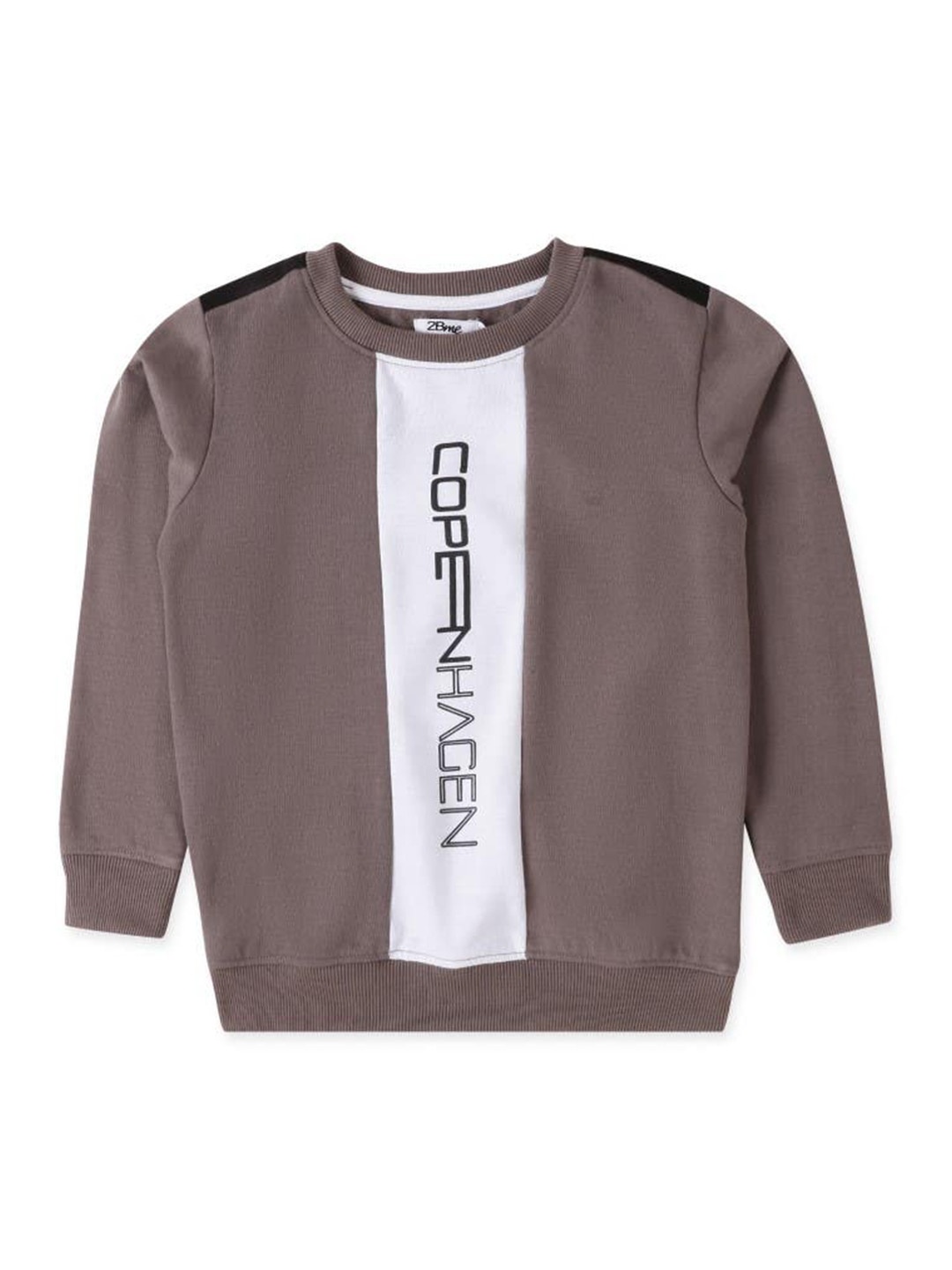 

2Bme Boys Printed Pullover Sweatshirt, Grey