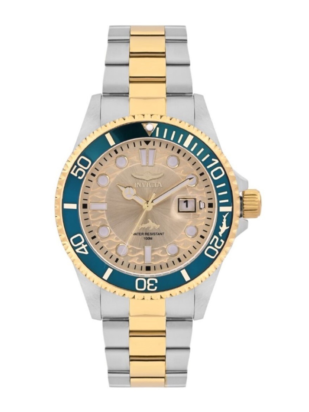 

Invicta Men Pro Diver Quartz Gold Dial Analog Watch 30022