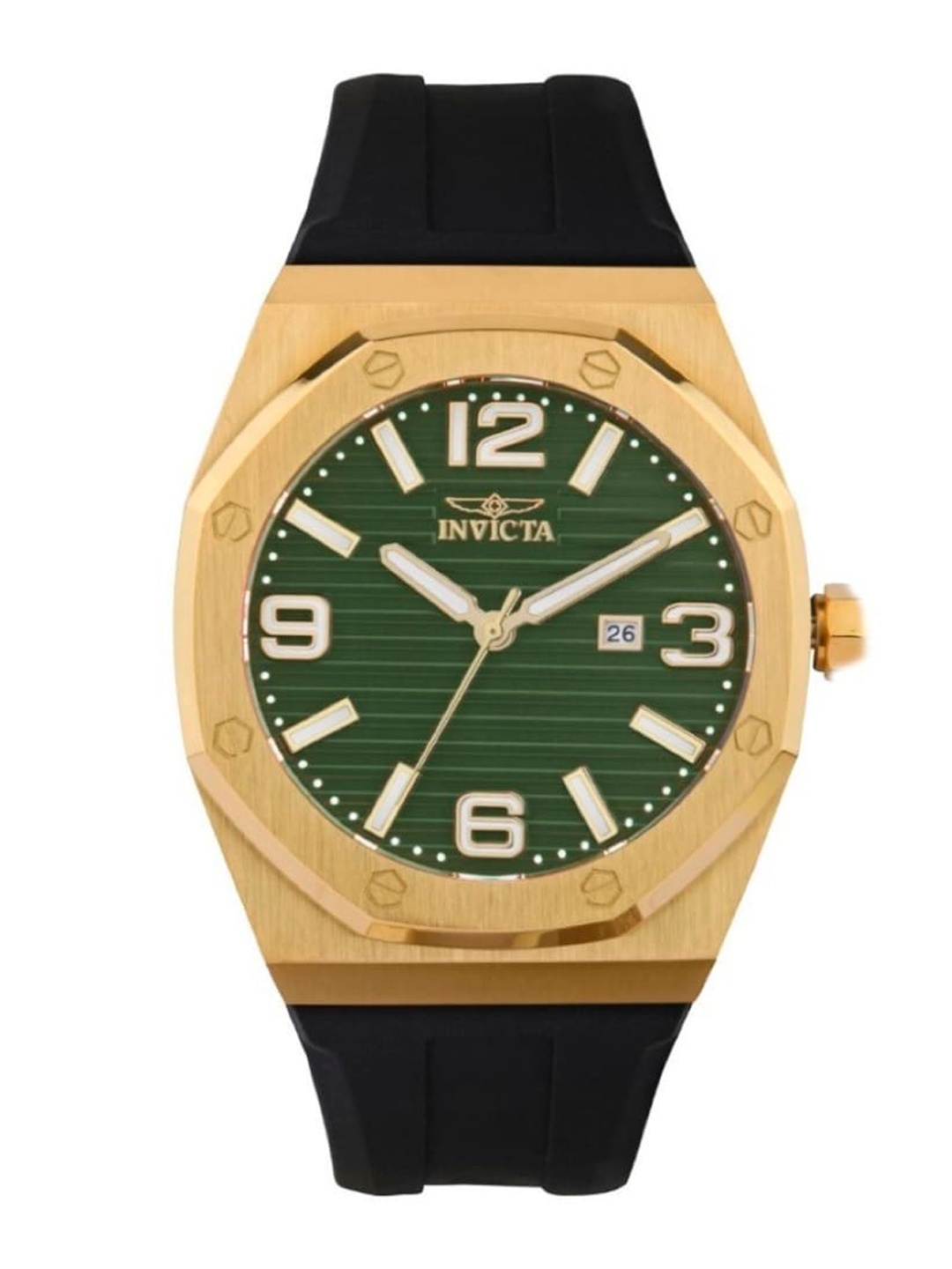 

Invicta Huracan Men Silicon Analogue Watch 45777, Black