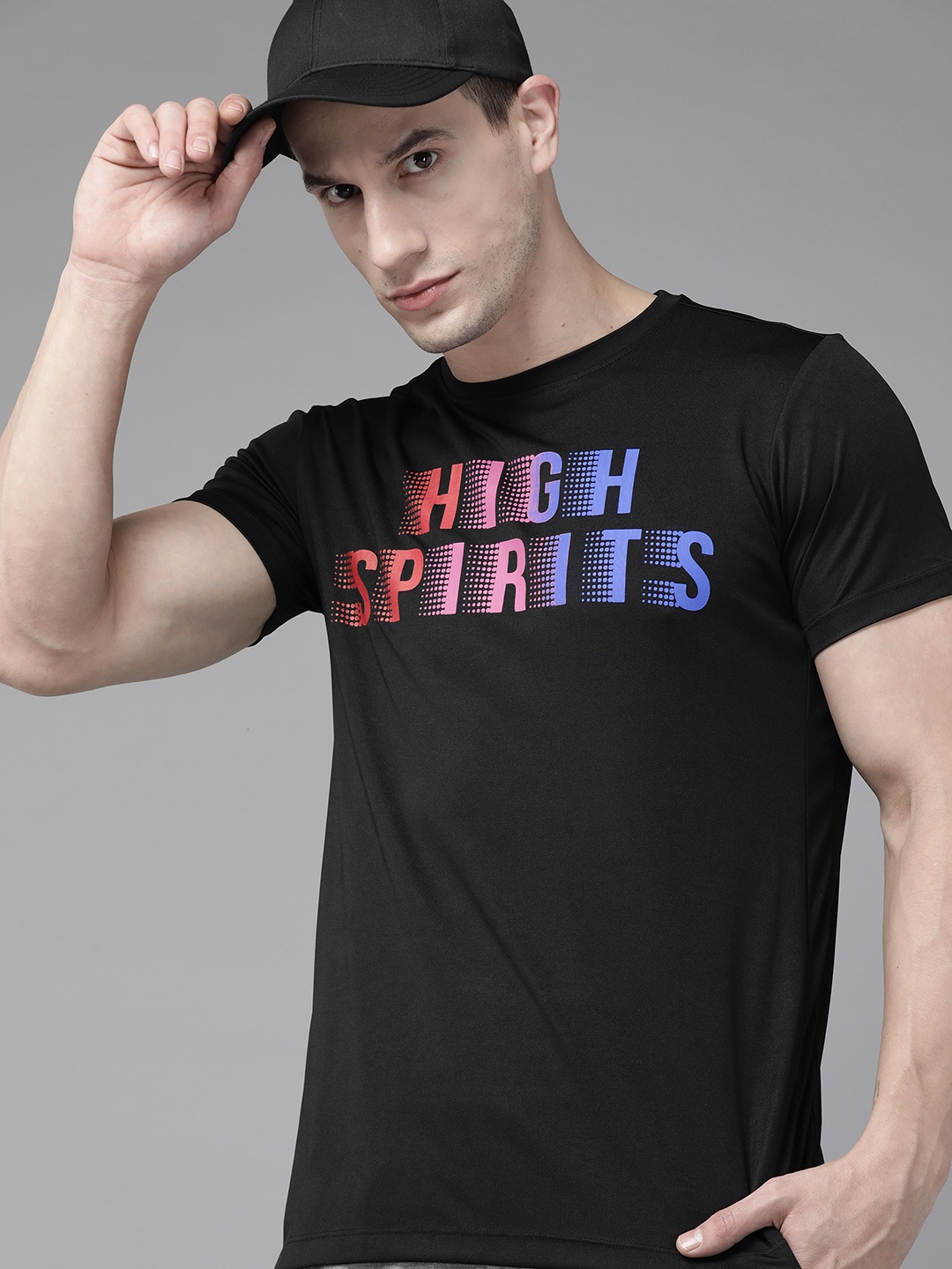 

PROWL by Tiger Shroff Men Typography Printed T-shirt, Black