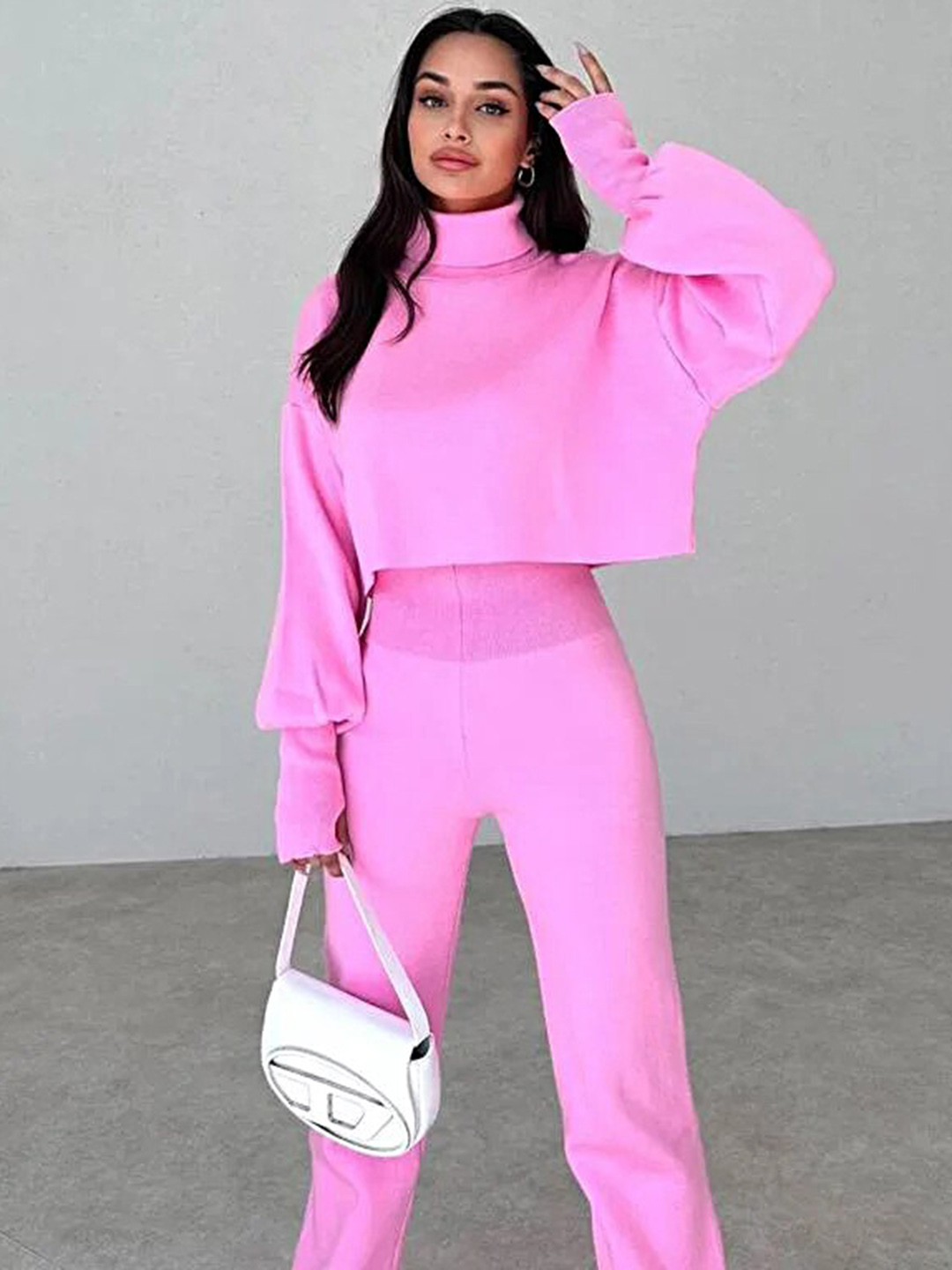 

LULU & SKY High Neck Co-Ords, Pink