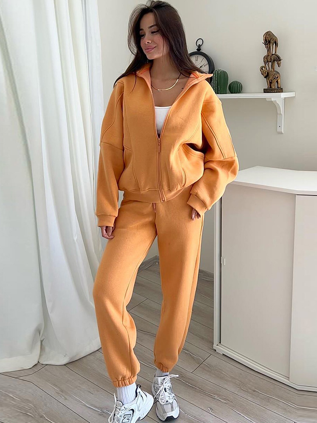 

LULU & SKY Hooded Sweatshirt with Joggers, Yellow