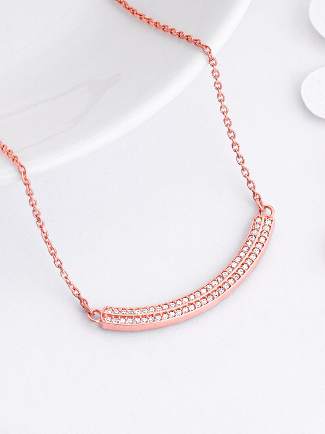 

GIVA 925 Sterling Silver Rose Gold-Plated Necklace