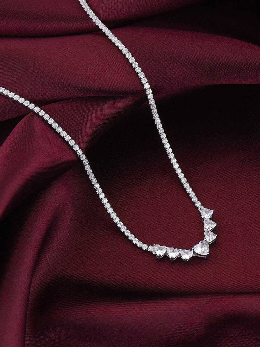 

GIVA 925 Sterling Silver Rhodium-Plated Necklace