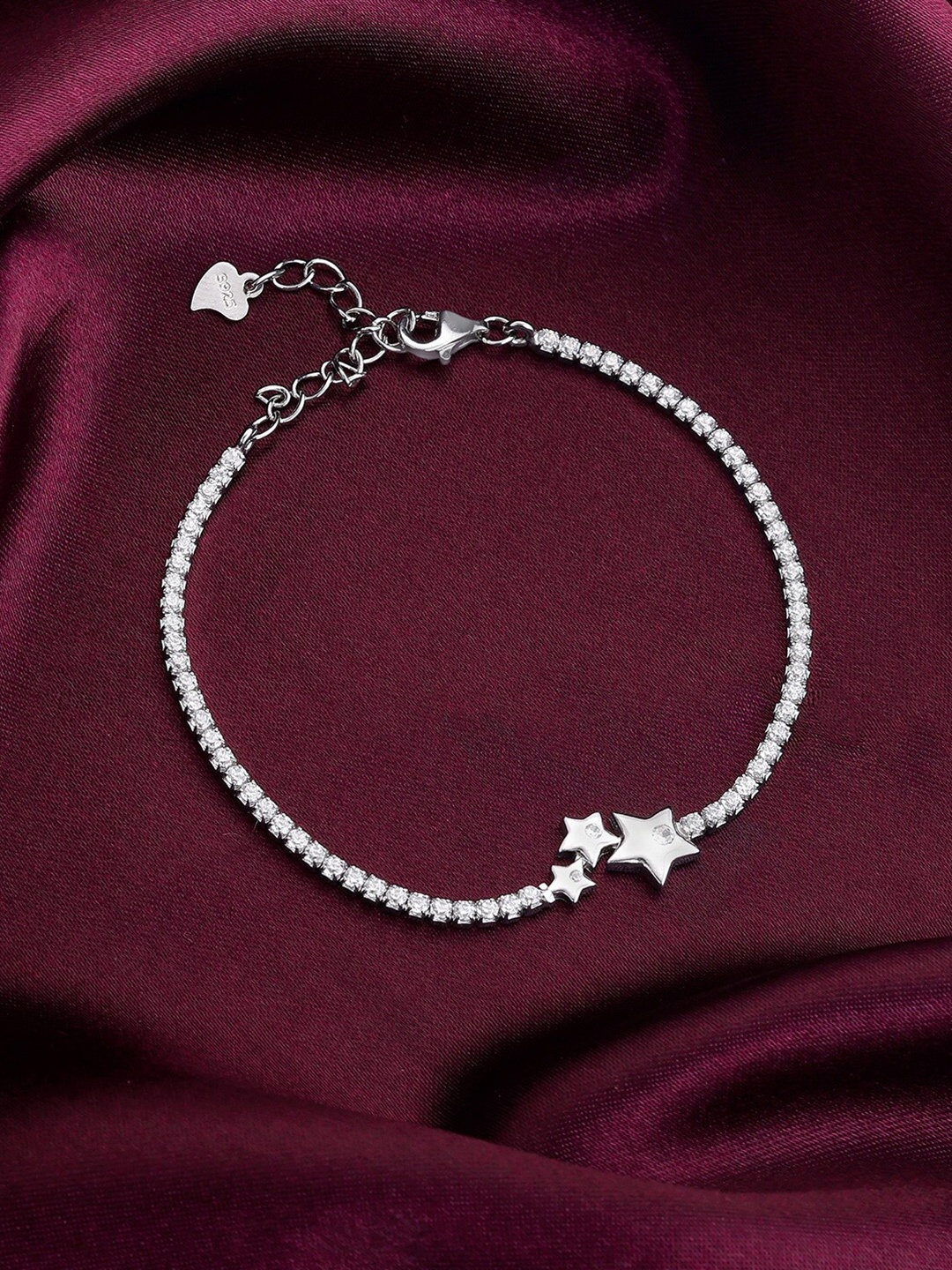 

GIVA Sterling Silver Rhodium-Plated Link Bracelet