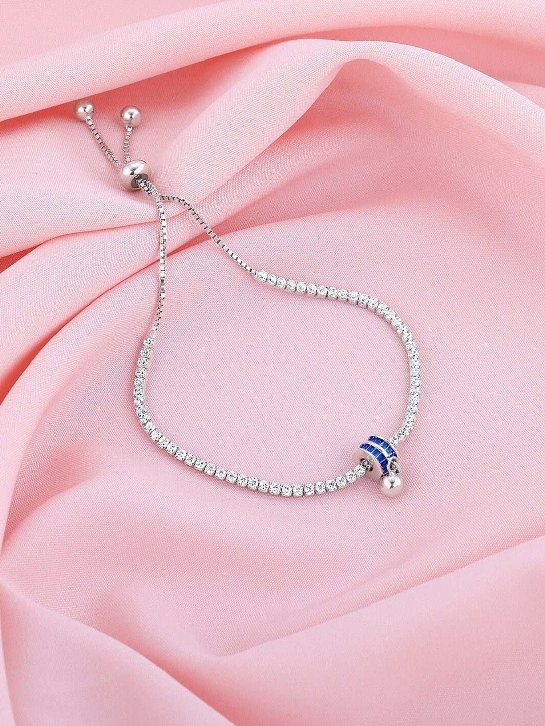 

GIVA 925 Sterling Silver Rhodium-Plated Wraparound Bracelet