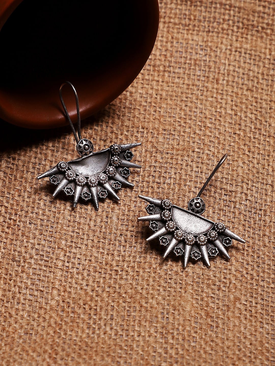 

Sangria Silver Plated Drop Earrings