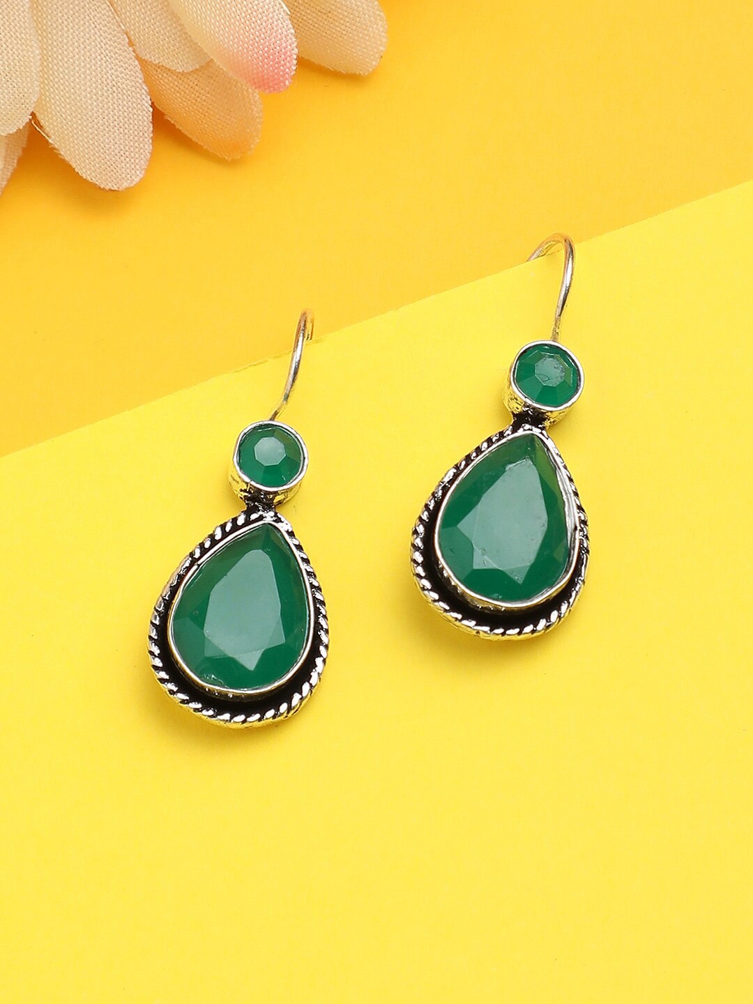 

Sangria Silver Plated Drop Earrings