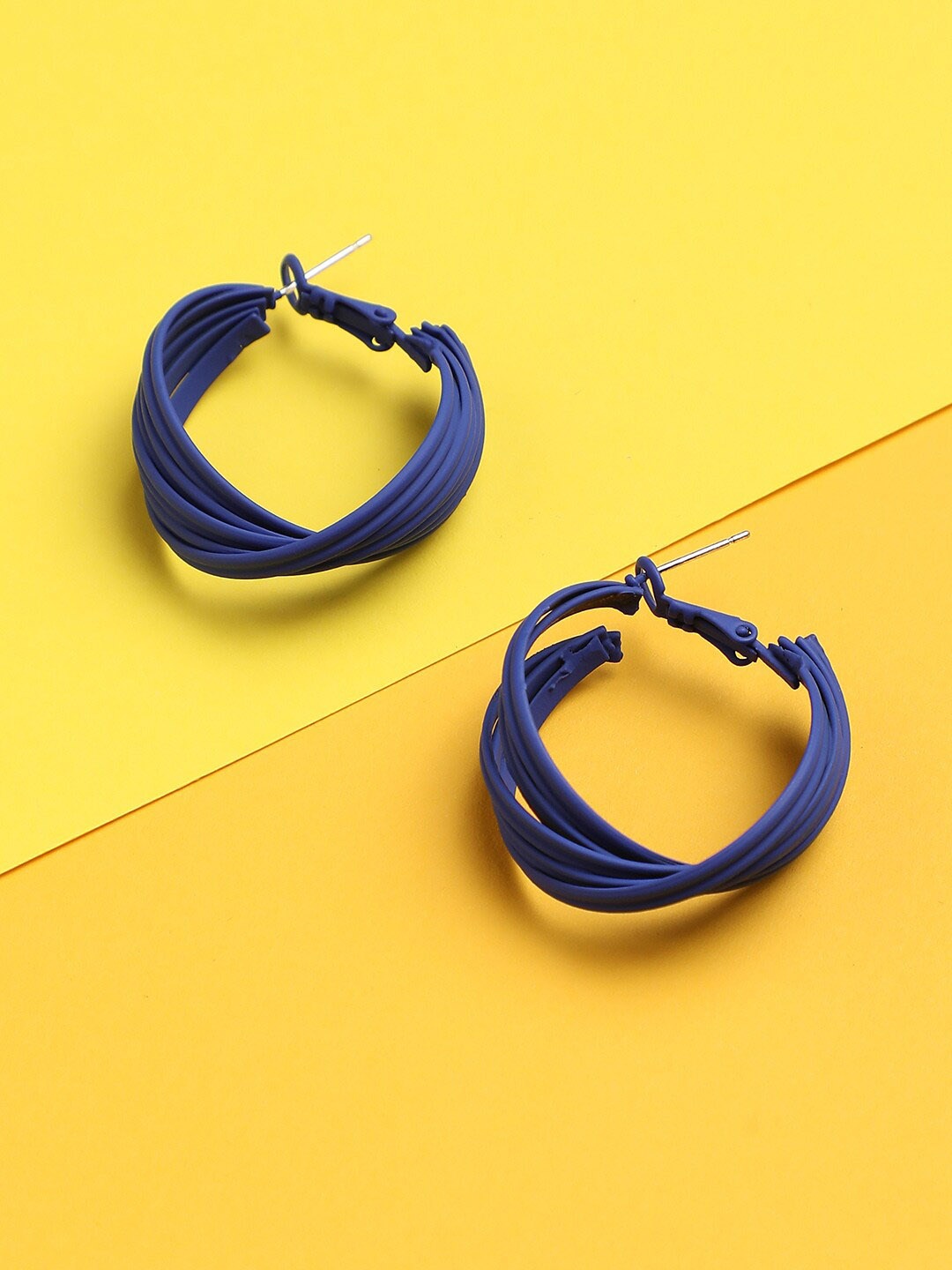 

Sangria Silver Plated Hoop Earrings