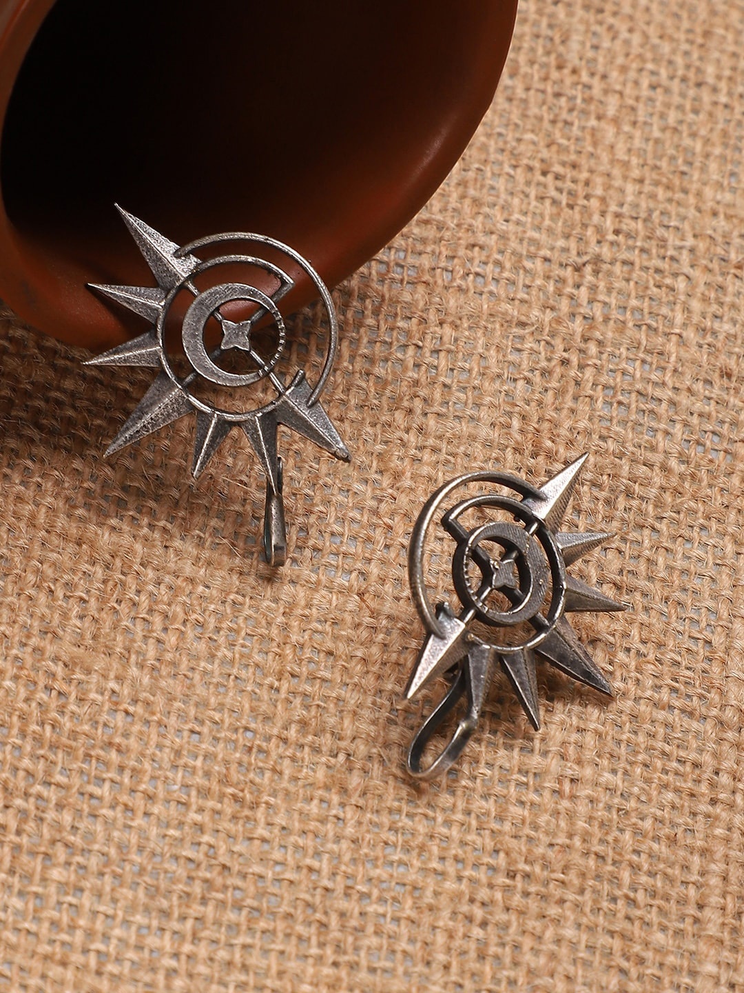 

Sangria Silver Plated Studs Earrings