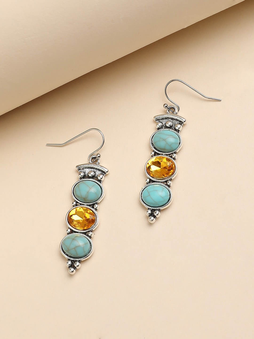 

Sangria Silver Plated Drop Earrings