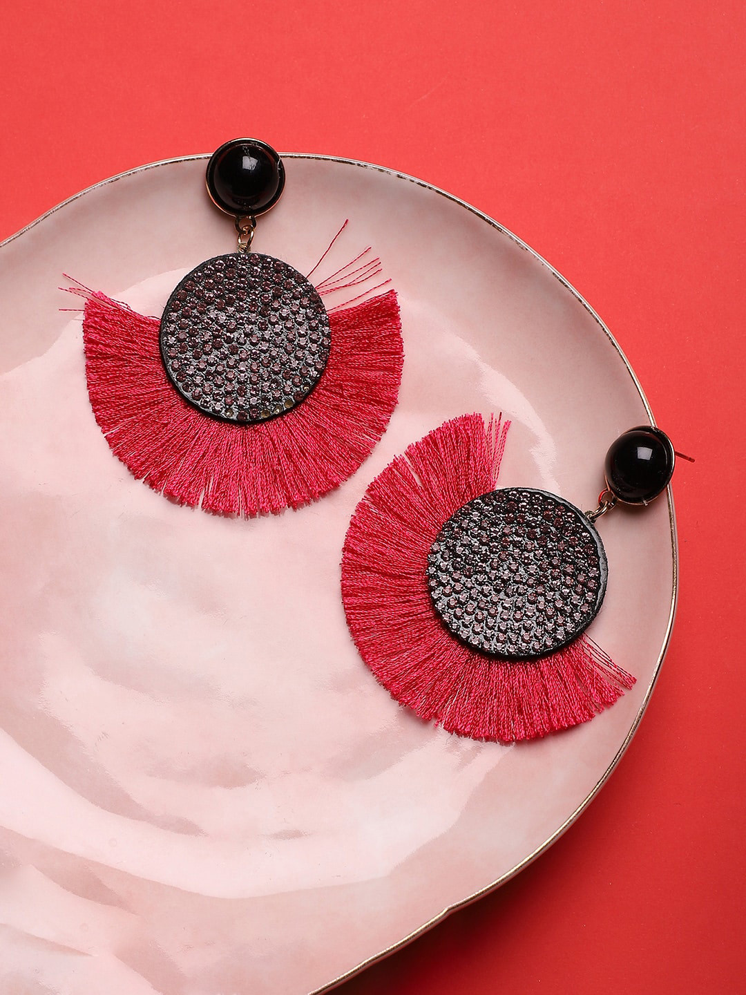 

Sangria Gold Plated Drop Earrings