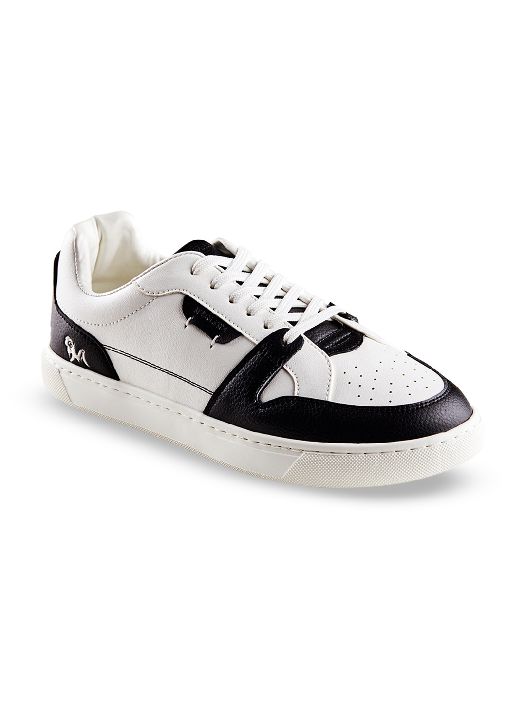 

NEEMANS Men Retro Slick Colourblocked Sneakers, White