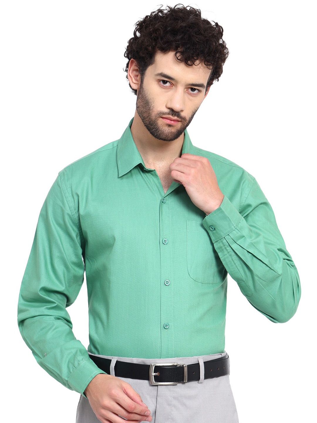 

Tee Projekt Standard Spread Collar Formal Shirt, Sea green