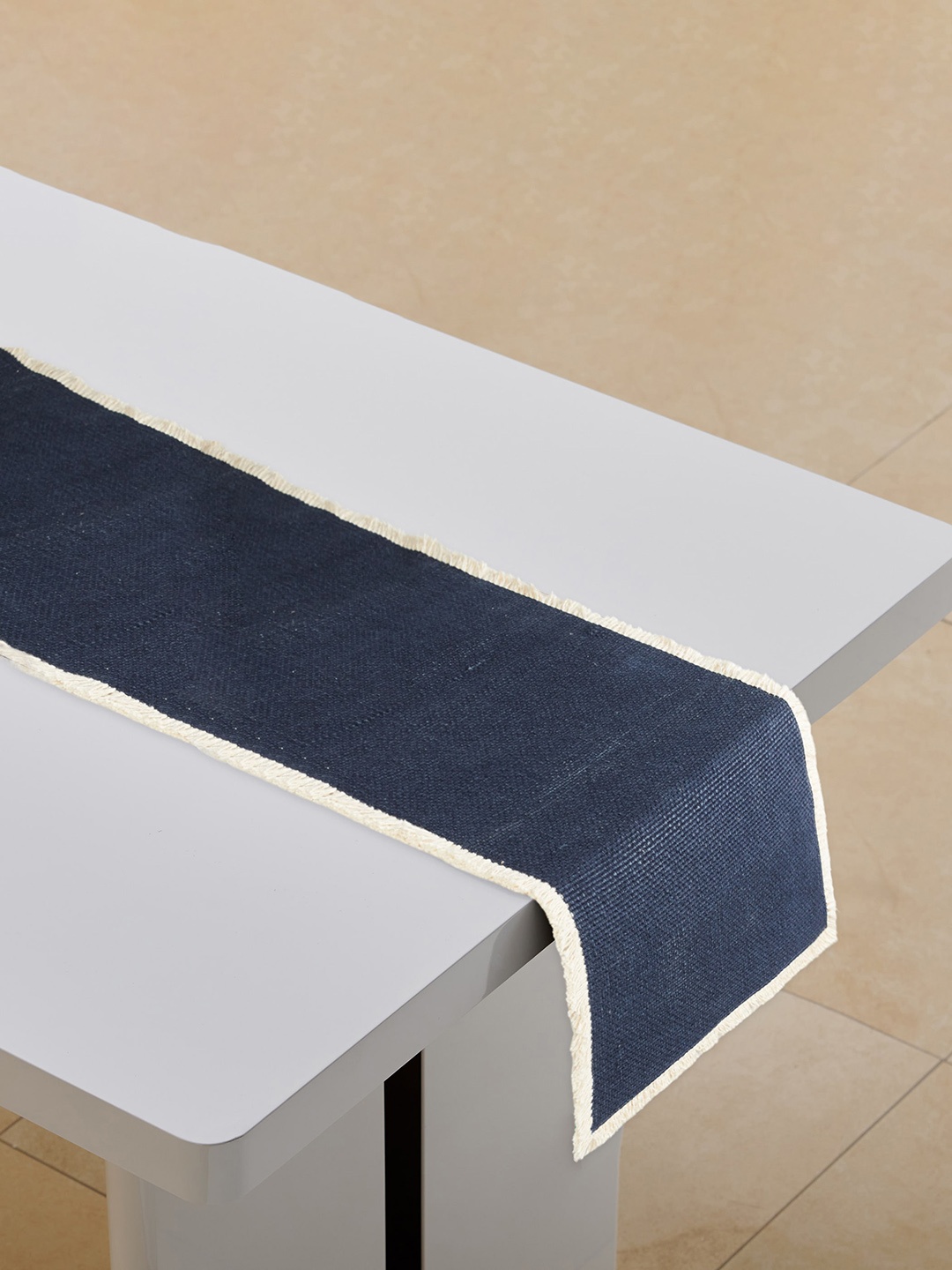 

Home Centre Maison Blue Cotton Woven Table Runner