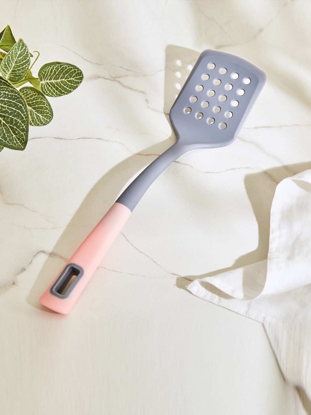 

Home Centre Pink Grey Slotted Turner