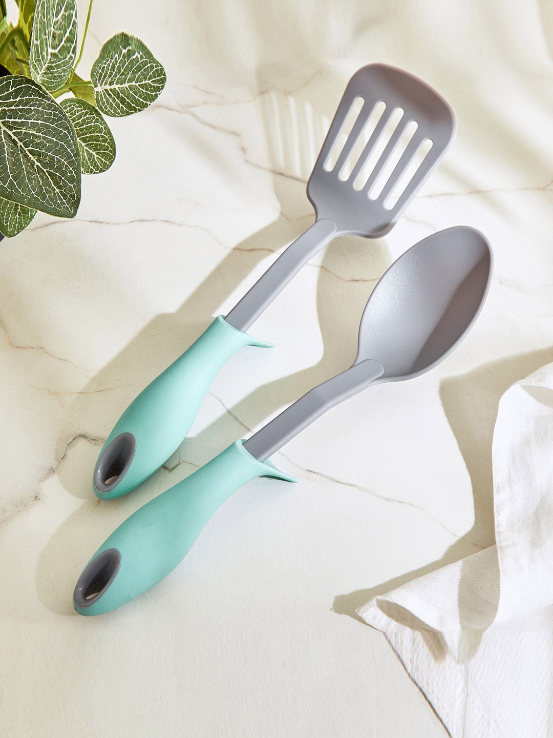 

Home Centre Blue & Grey Textured Nylon Spatula